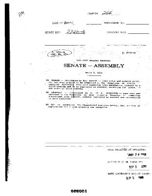 NYS Bill and Veto Jackets: 2001, Chapter 266