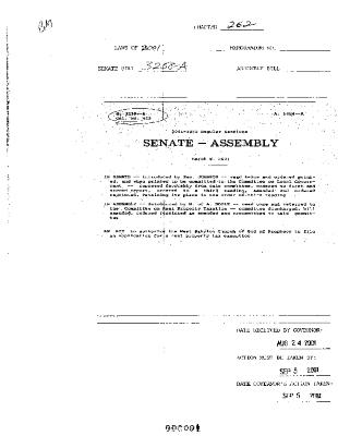 NYS Bill and Veto Jackets: 2001, Chapter 262
