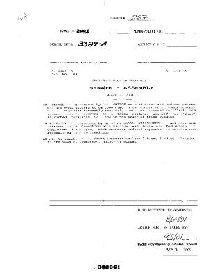 NYS Bill and Veto Jackets: 2001, Chapter 267