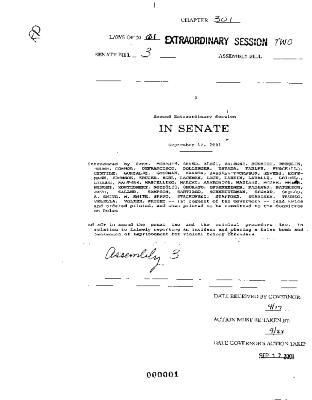 NYS Bill and Veto Jackets: 2001, Chapter 301