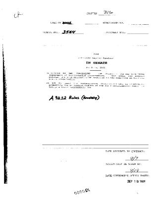 NYS Bill and Veto Jackets: 2001, Chapter 316