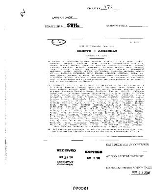 NYS Bill and Veto Jackets: 2001, Chapter 372