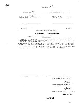 NYS Bill and Veto Jackets: 2001, Chapter 37