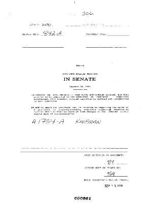 NYS Bill and Veto Jackets: 2001, Chapter 306