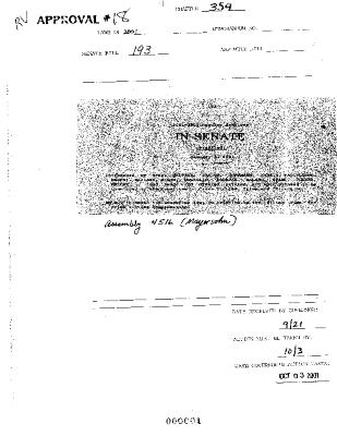 NYS Bill and Veto Jackets: 2001, Chapter 359