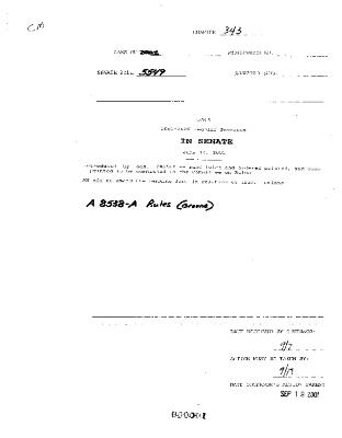 NYS Bill and Veto Jackets: 2001, Chapter 343
