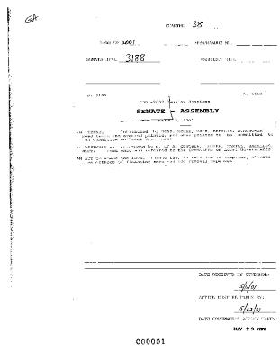 NYS Bill and Veto Jackets: 2001, Chapter 38