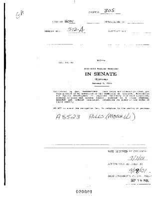 NYS Bill and Veto Jackets: 2001, Chapter 305