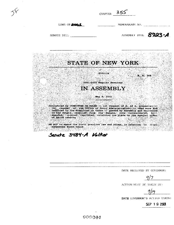 NYS Bill and Veto Jackets: 2001, Chapter 355
