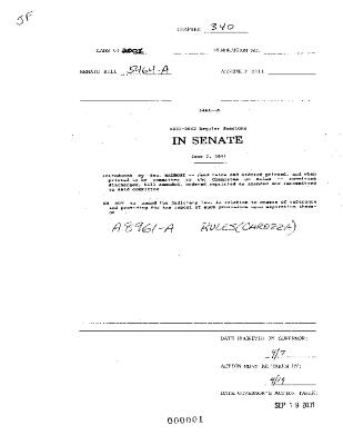 NYS Bill and Veto Jackets: 2001, Chapter 340