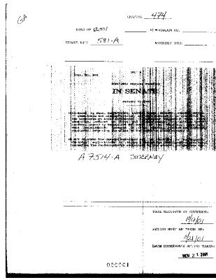 NYS Bill and Veto Jackets: 2001, Chapter 474