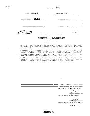NYS Bill and Veto Jackets: 2001, Chapter 444