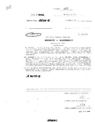 NYS Bill and Veto Jackets: 2001, Chapter 437