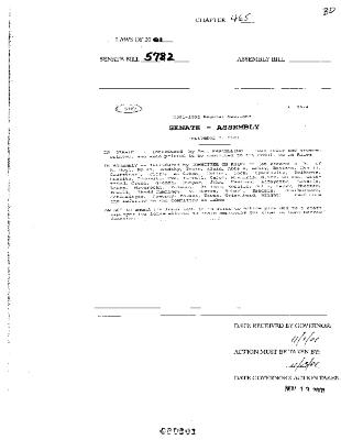 NYS Bill and Veto Jackets: 2001, Chapter 465