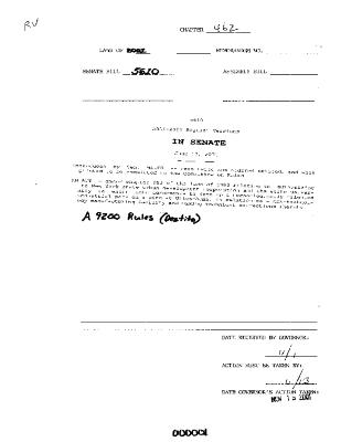 NYS Bill and Veto Jackets: 2001, Chapter 462