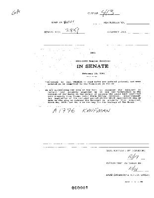 NYS Bill and Veto Jackets: 2001, Chapter 413