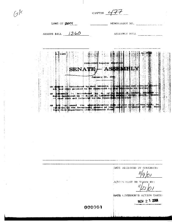 NYS Bill and Veto Jackets: 2001, Chapter 477