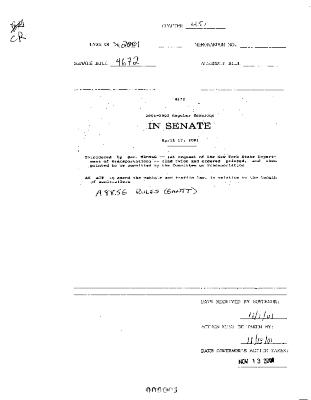 NYS Bill and Veto Jackets: 2001, Chapter 451