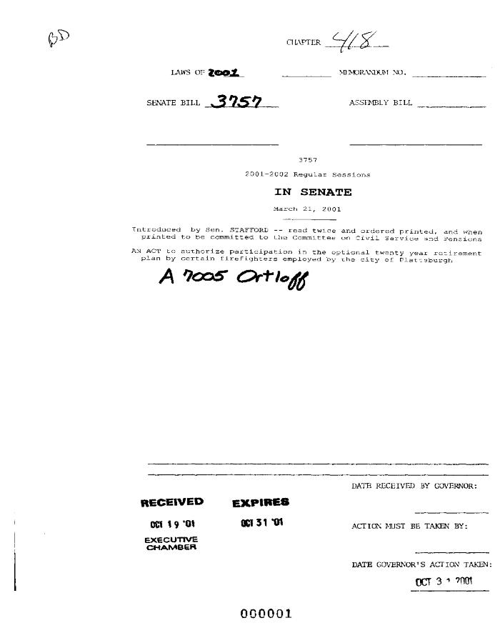 NYS Bill and Veto Jackets: 2001, Chapter 418