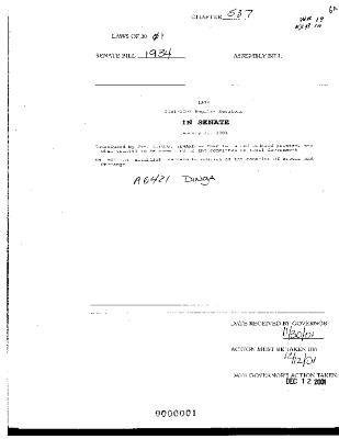 NYS Bill and Veto Jackets: 2001, Chapter 537