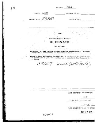 NYS Bill and Veto Jackets: 2001, Chapter 522