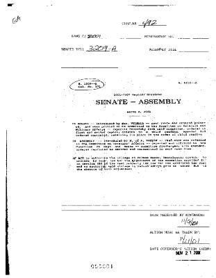 NYS Bill and Veto Jackets: 2001, Chapter 492