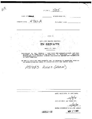 NYS Bill and Veto Jackets: 2001, Chapter 505
