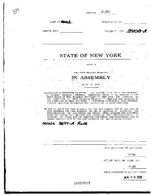 NYS Bill and Veto Jackets: 2001, Chapter 530
