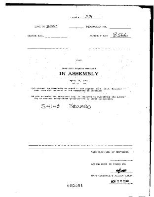 NYS Bill and Veto Jackets: 2001, Chapter 531