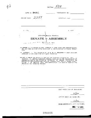 NYS Bill and Veto Jackets: 2001, Chapter 538