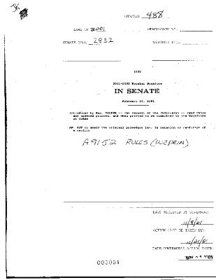 NYS Bill and Veto Jackets: 2001, Chapter 488