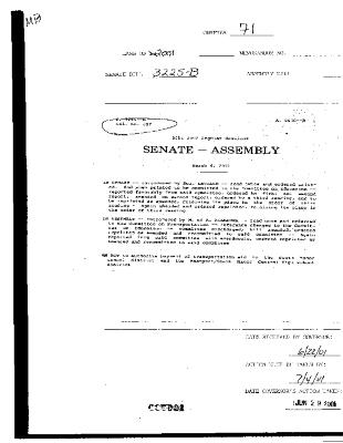NYS Bill and Veto Jackets: 2001, Chapter 71