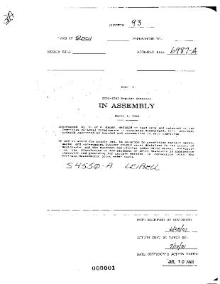 NYS Bill and Veto Jackets: 2001, Chapter 93