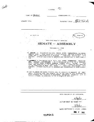 NYS Bill and Veto Jackets: 2001, Chapter 91