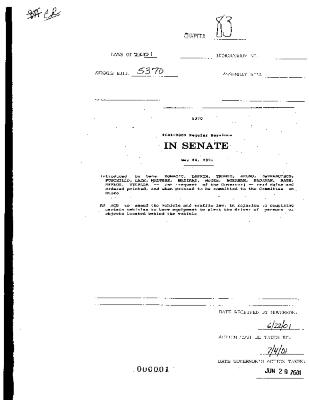 NYS Bill and Veto Jackets: 2001, Chapter 83