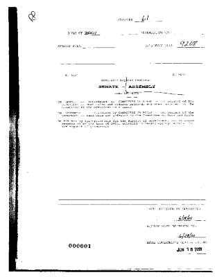 NYS Bill and Veto Jackets: 2001, Chapter 61