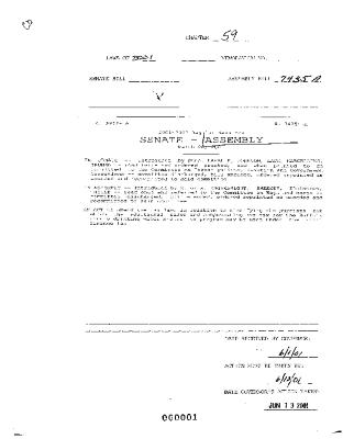 NYS Bill and Veto Jackets: 2001, Chapter 59