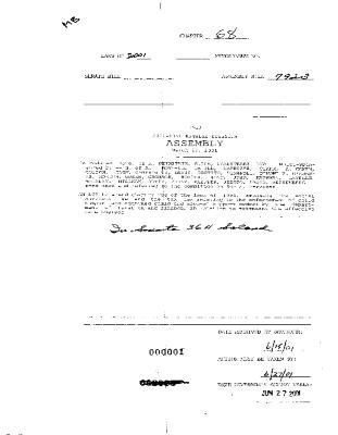 NYS Bill and Veto Jackets: 2001, Chapter 68
