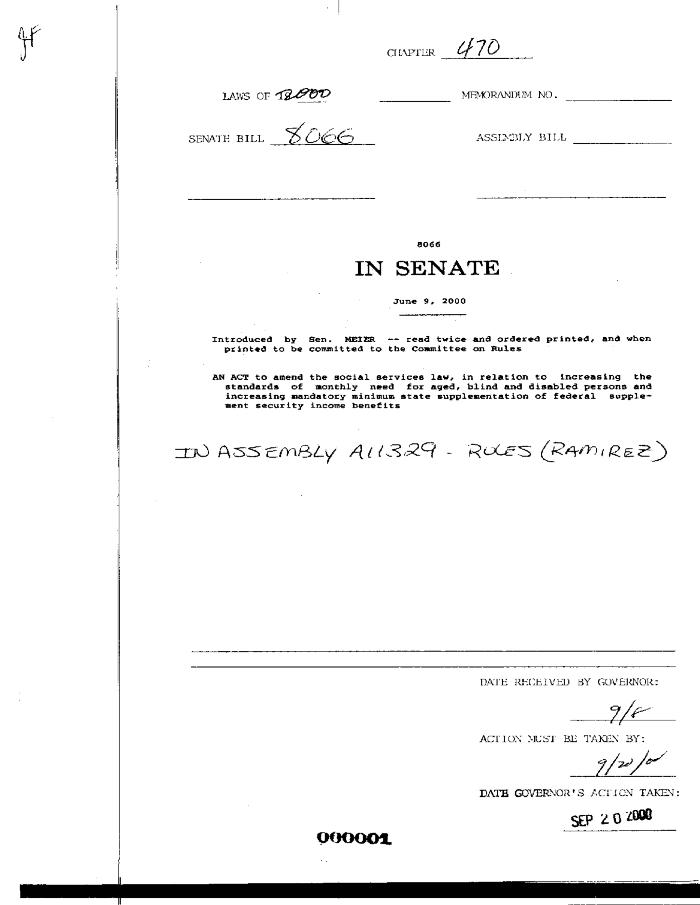 NYS Bill and Veto Jackets: 2000, Chapter 470