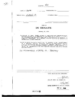 NYS Bill and Veto Jackets: 2000, Chapter 501