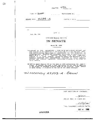 NYS Bill and Veto Jackets: 2000, Chapter 492