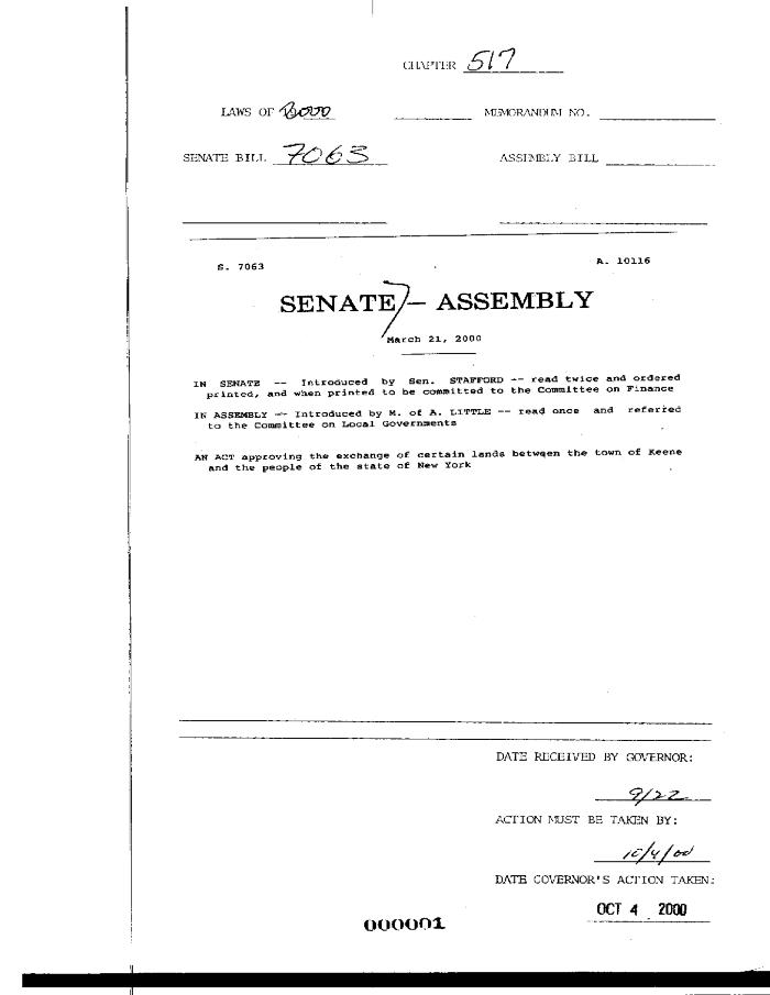 NYS Bill and Veto Jackets: 2000, Chapter 517