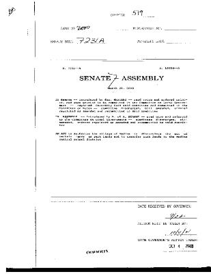 NYS Bill and Veto Jackets: 2000, Chapter 519