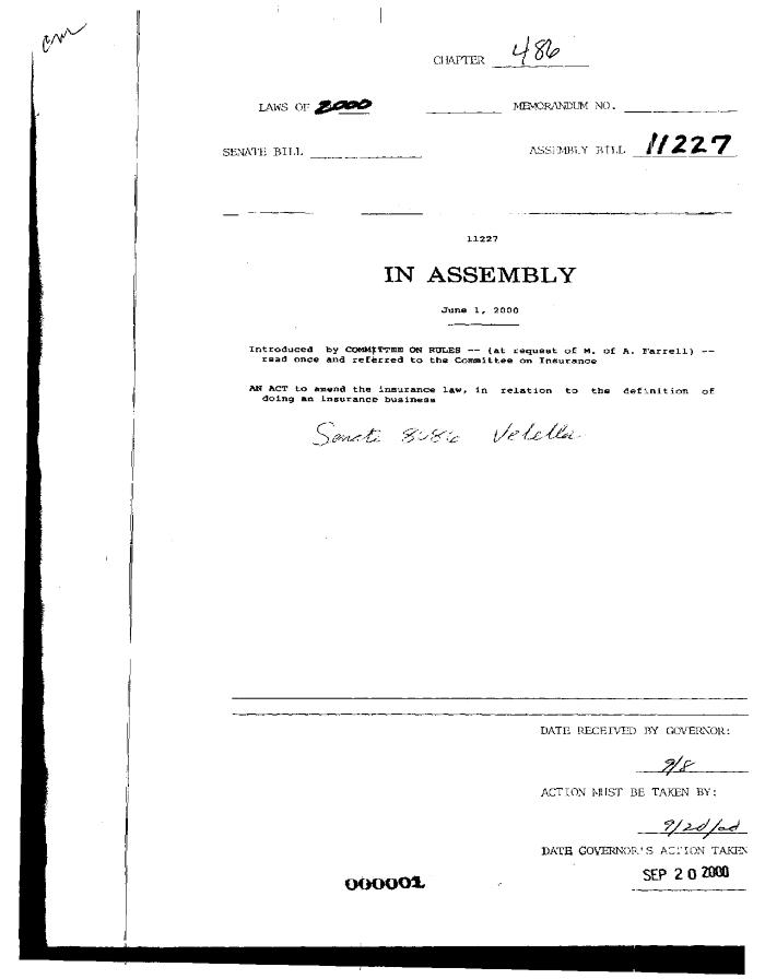NYS Bill and Veto Jackets: 2000, Chapter 486
