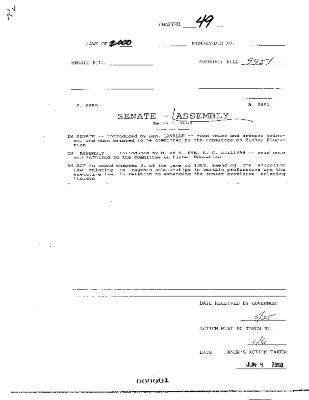 NYS Bill and Veto Jackets: 2000, Chapter 49