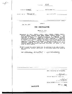 NYS Bill and Veto Jackets: 2000, Chapter 518