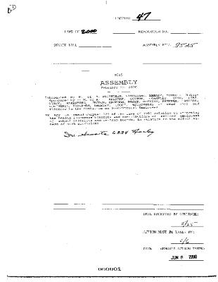 NYS Bill and Veto Jackets: 2000, Chapter 47