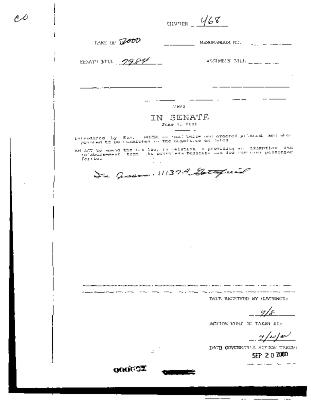 NYS Bill and Veto Jackets: 2000, Chapter 468