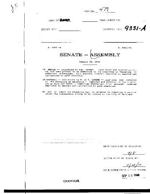 NYS Bill and Veto Jackets: 2000, Chapter 479