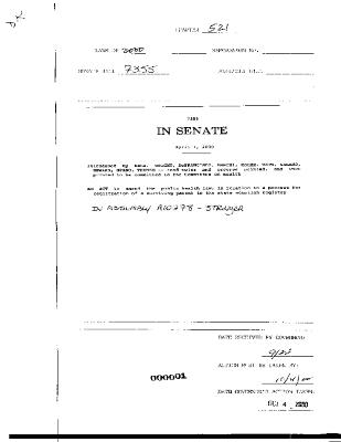 NYS Bill and Veto Jackets: 2000, Chapter 521